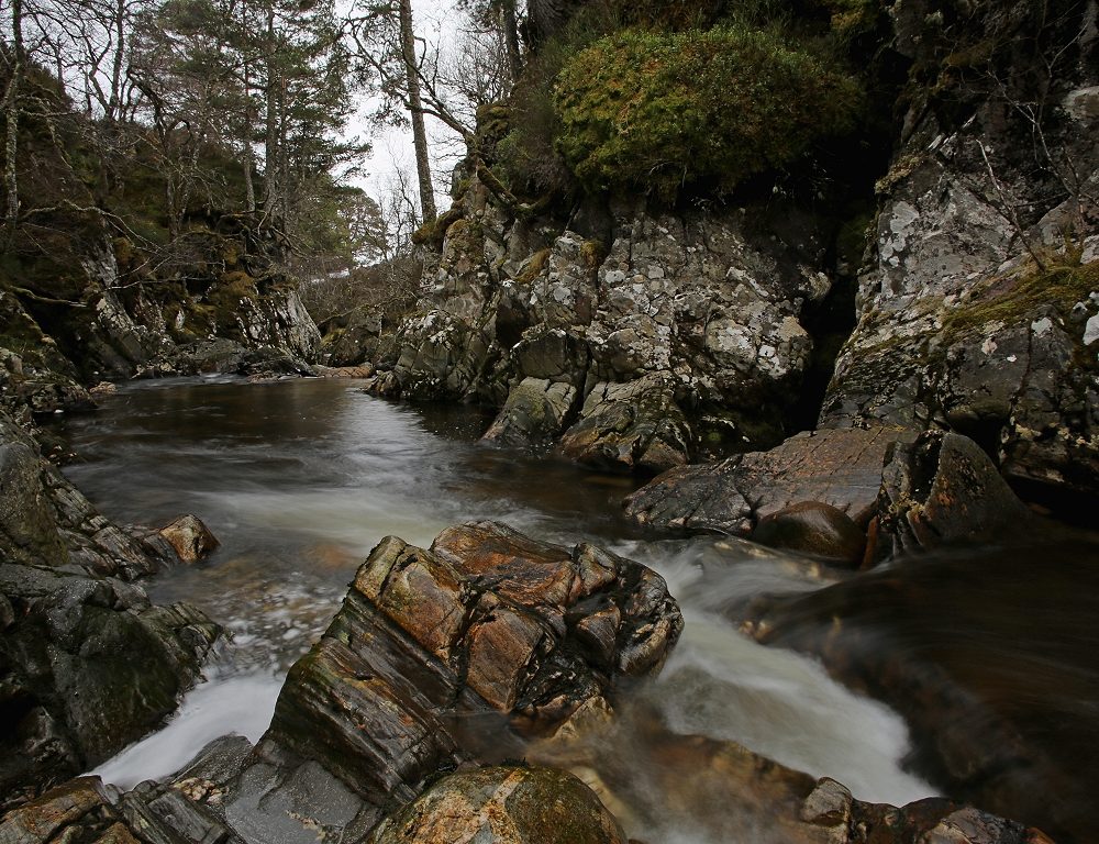 Back to the Abhainn Gleann nam Fiadh burn