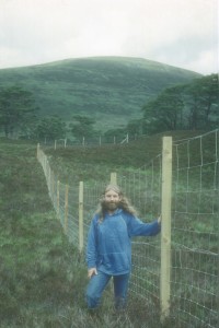 This photo was taken in September 1990, at the time of the fence being completed.